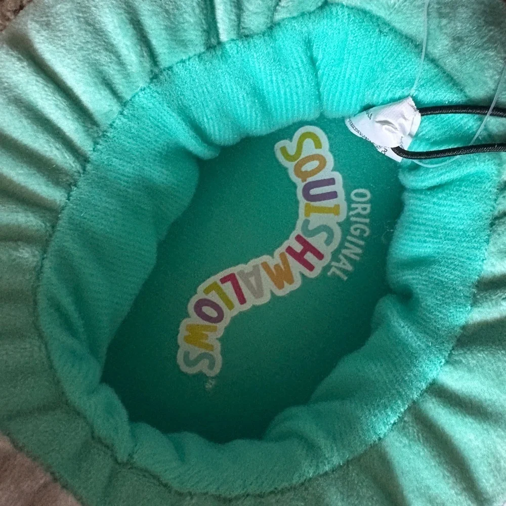 Squishmallows Gray and Teal Kids Slippers